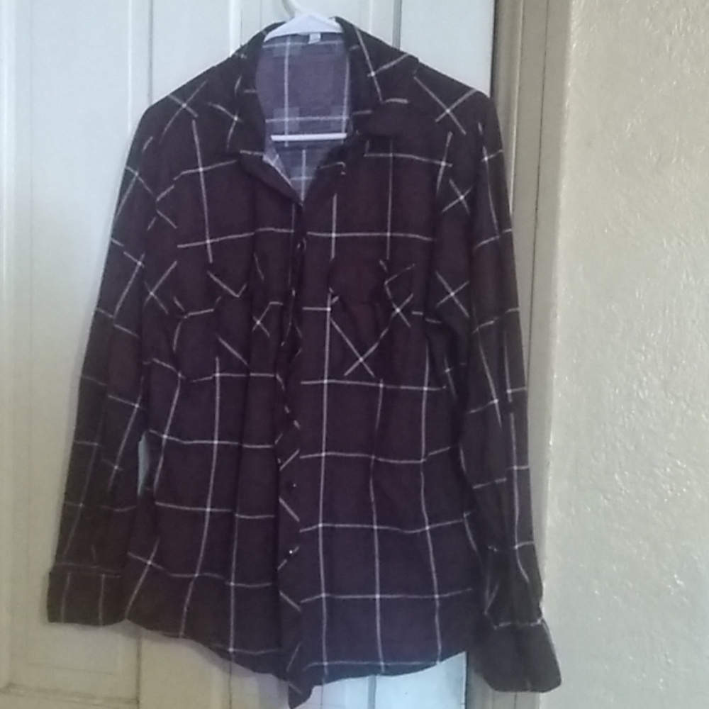 Long sleeve button up blouse